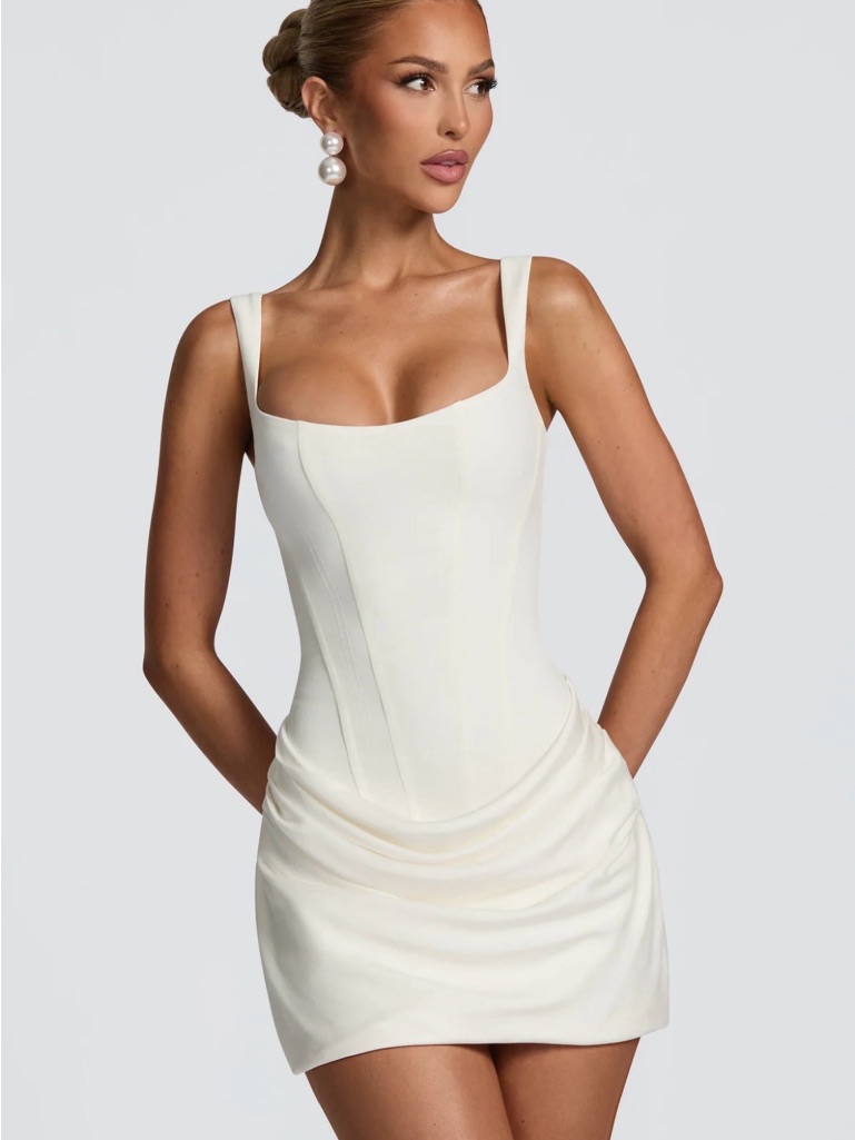 Cornelia Mini Dress Ivory